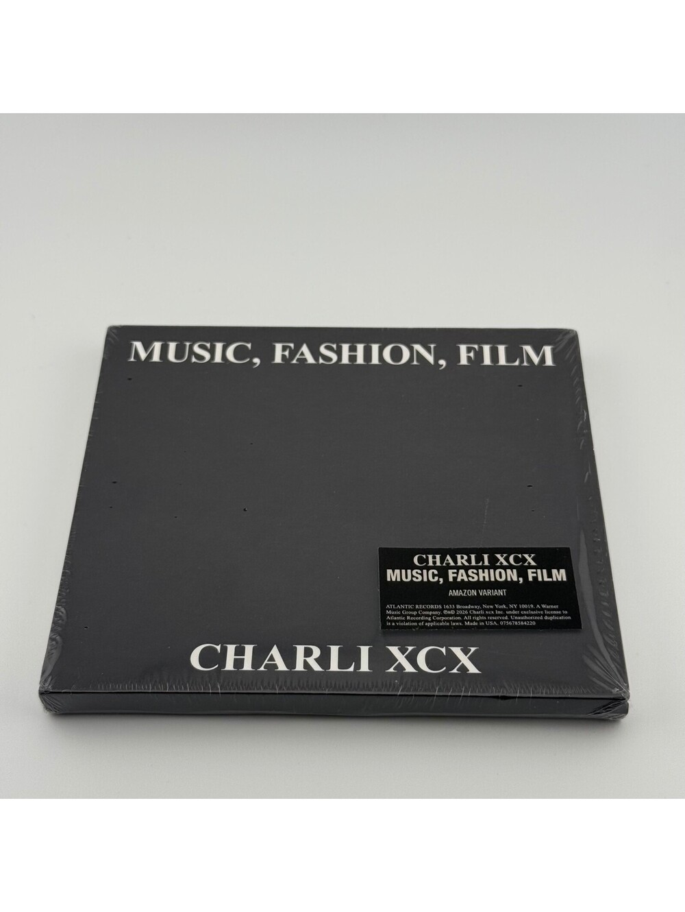 Charli XCX Music Fashion Film CD Amazon Exclusive Variant Signed Poster SEALED